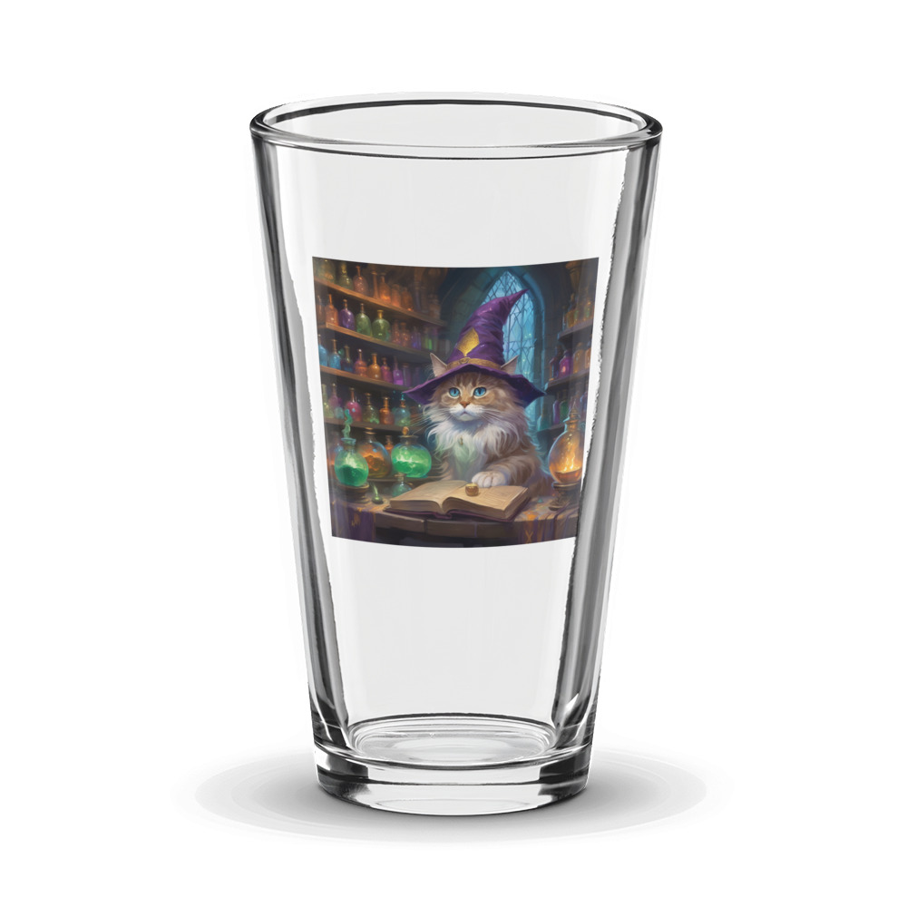 PugMug Custom Tabby Ragdoll Cat Glass Tumbler