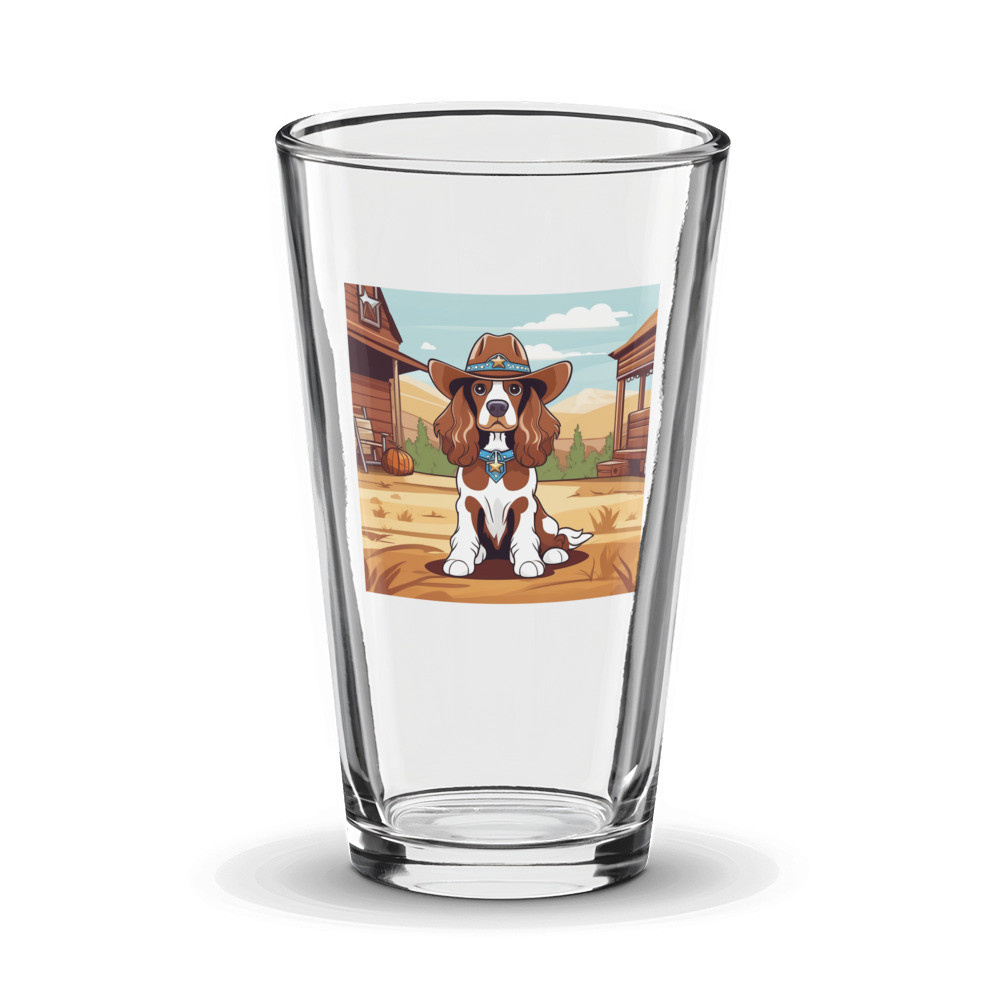 PugMug Custom Cocker Spaniel Glass Tumbler