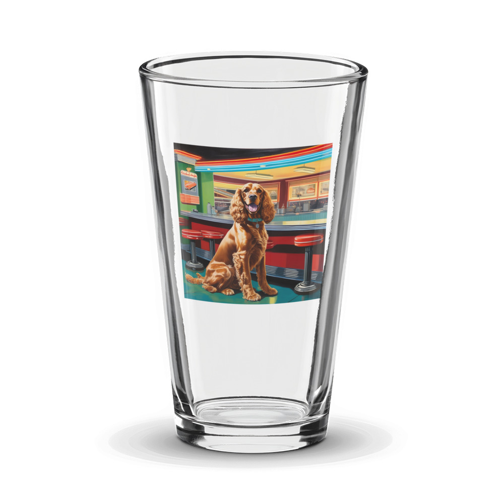 PugMug Custom Cocker Spaniel Glass Tumbler
