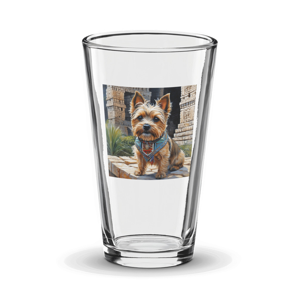 PugMug Custom Cairn Terrier Glass Tumbler