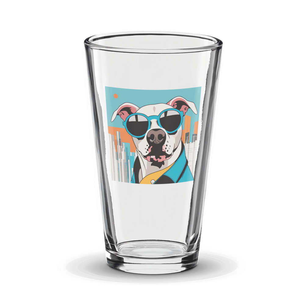 PugMug Custom Melody Glass Tumbler