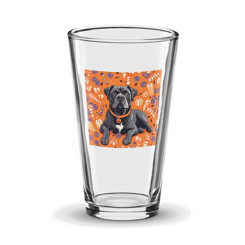 PugMug Custom Cane Corso Glass Tumbler
