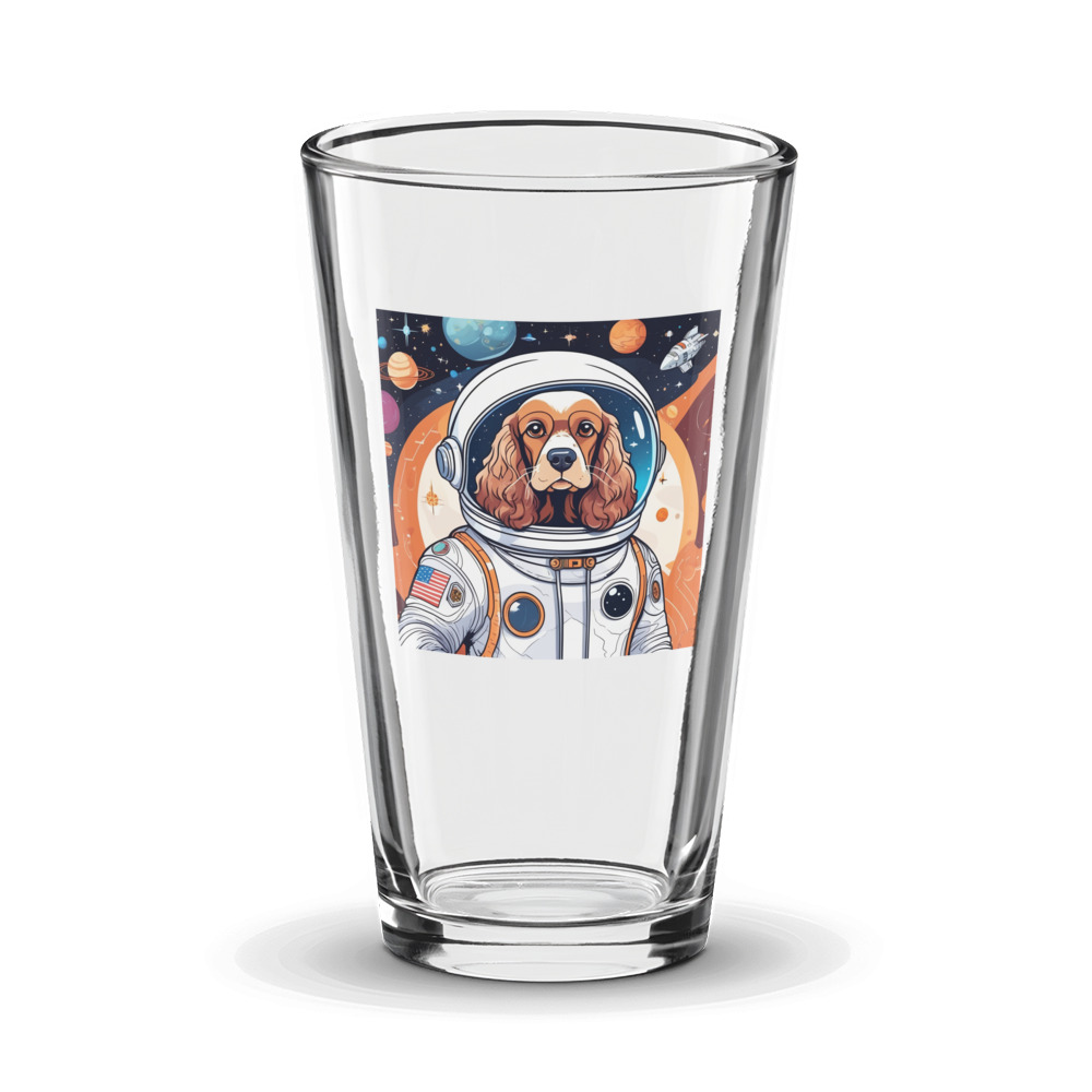 PugMug Custom Cocker Spaniel Glass Tumbler