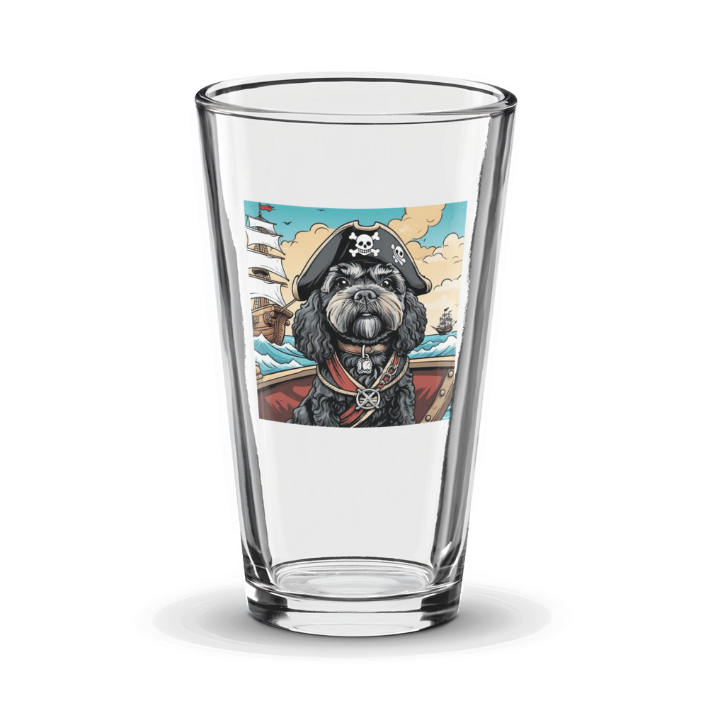 PugMug Custom Lily Glass Tumbler