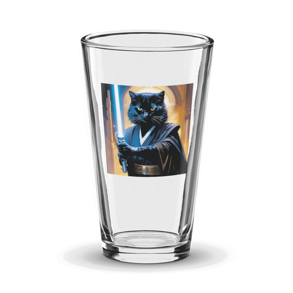 PugMug Custom Black Exotic Cat Glass Tumbler