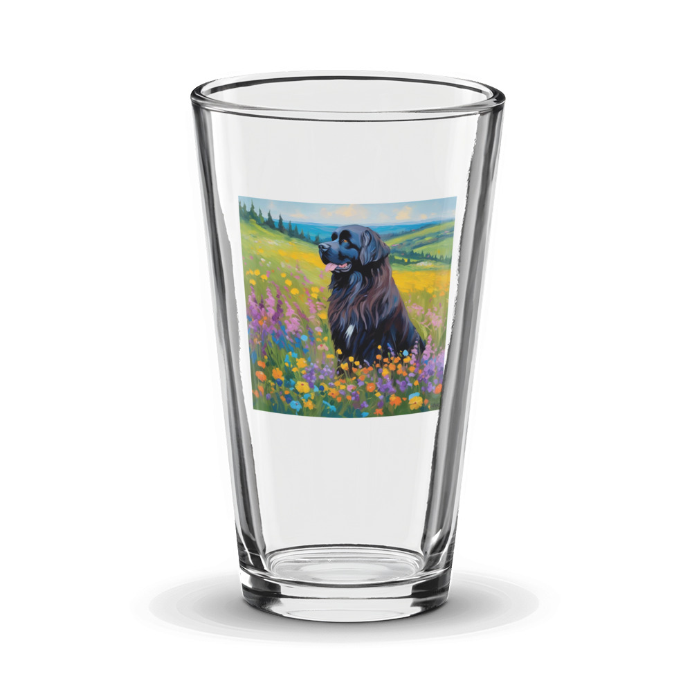 PugMug Custom Newfoundland Glass Tumbler