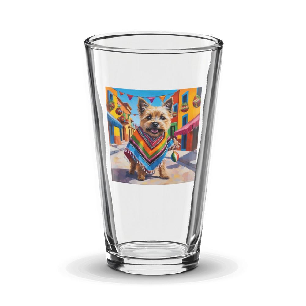 PugMug Custom Cairn Terrier Glass Tumbler
