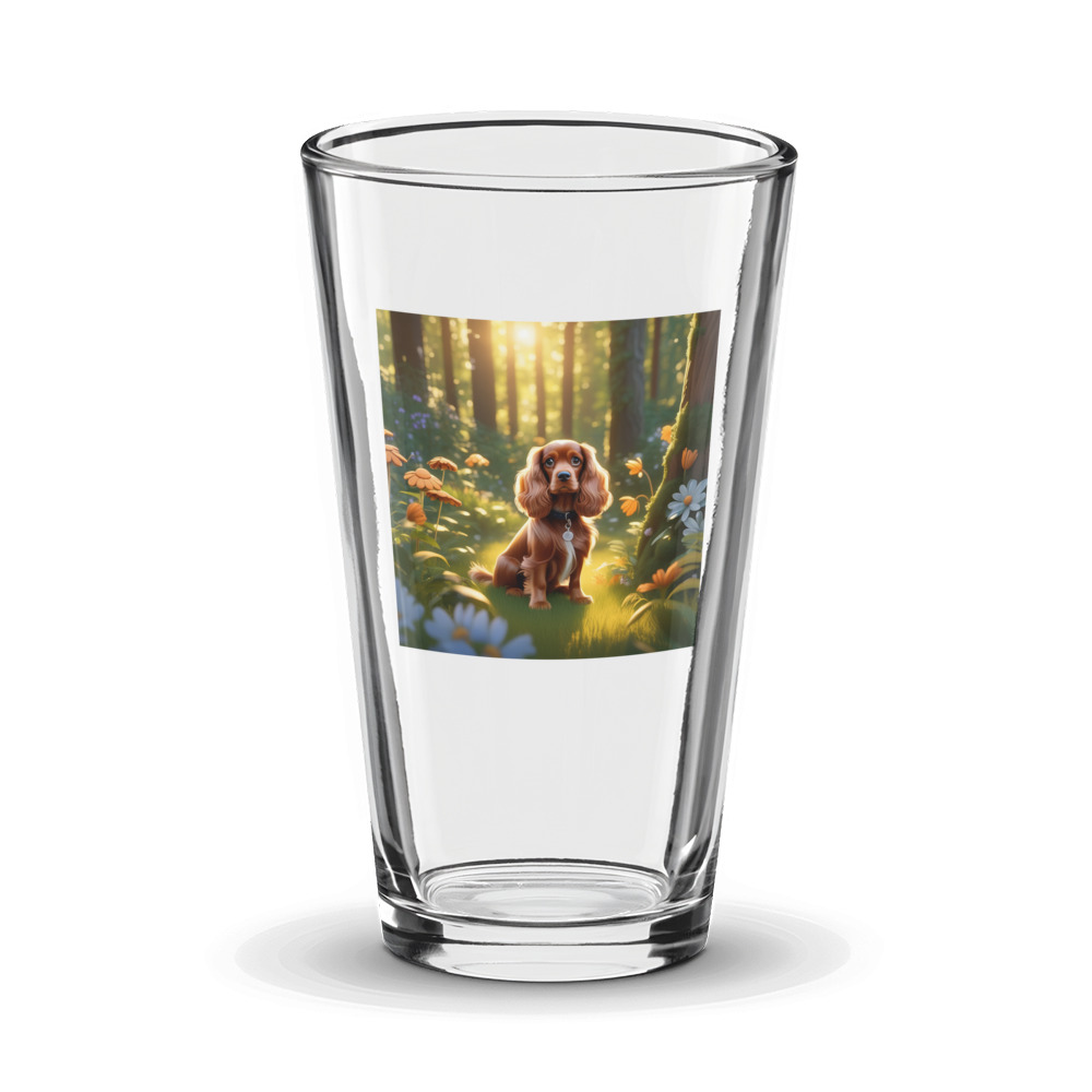 PugMug Custom English Cocker Spaniel Glass Tumbler