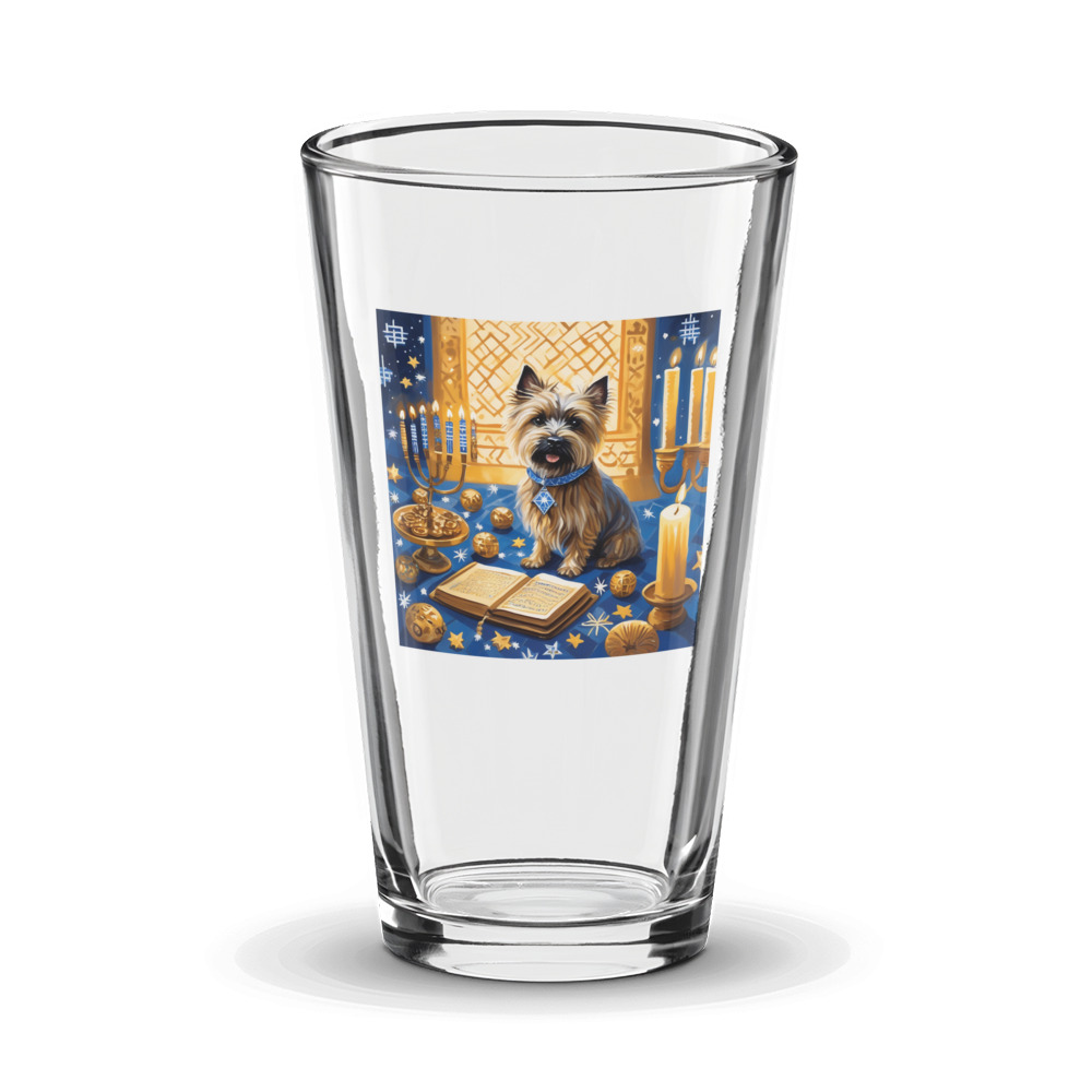 PugMug Custom Cairn Terrier Glass Tumbler