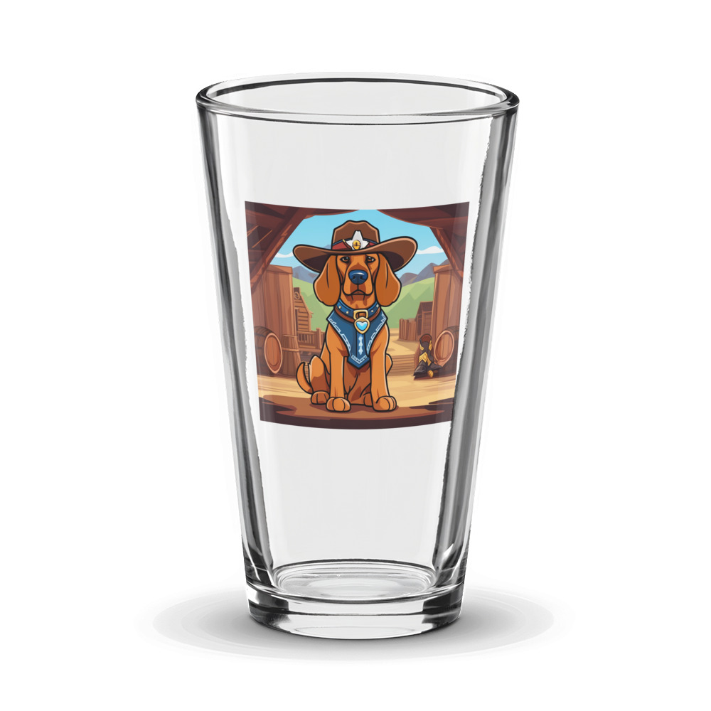 PugMug Custom Bloodhound Glass Tumbler