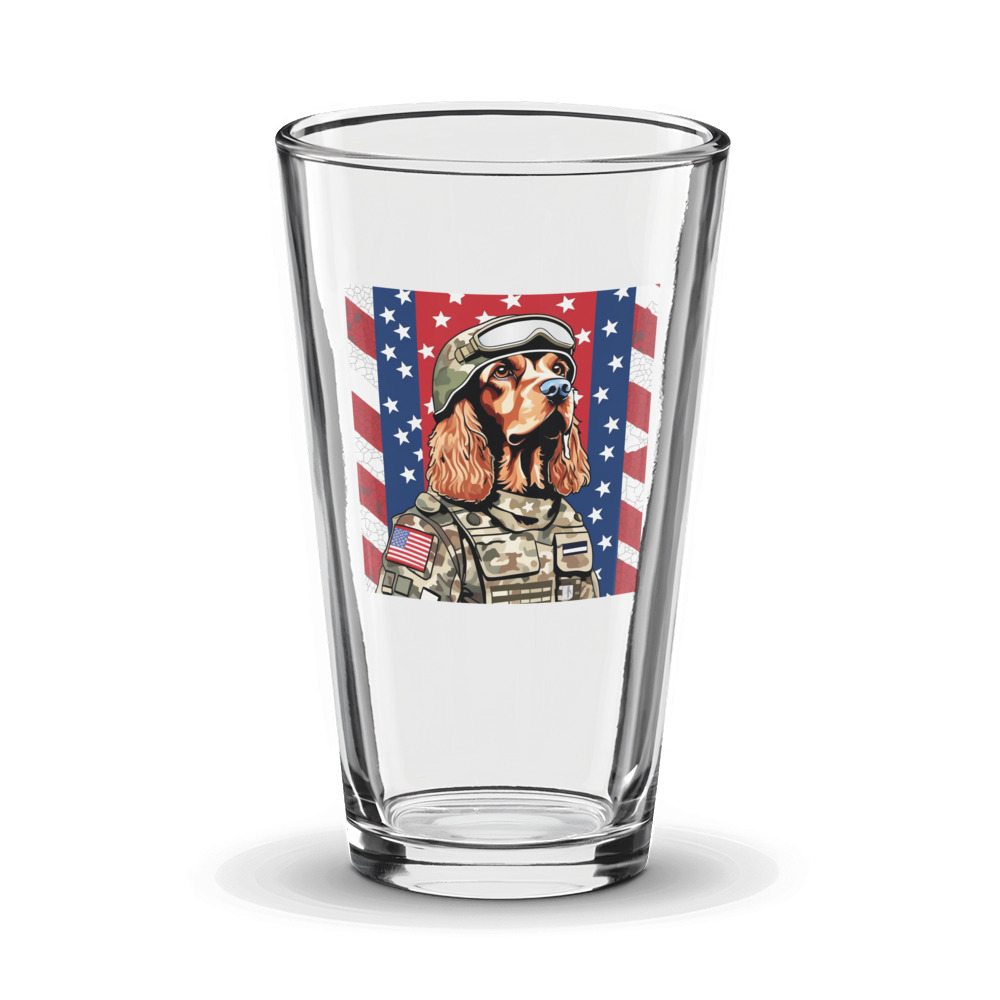 PugMug Custom Cocker Spaniel Glass Tumbler