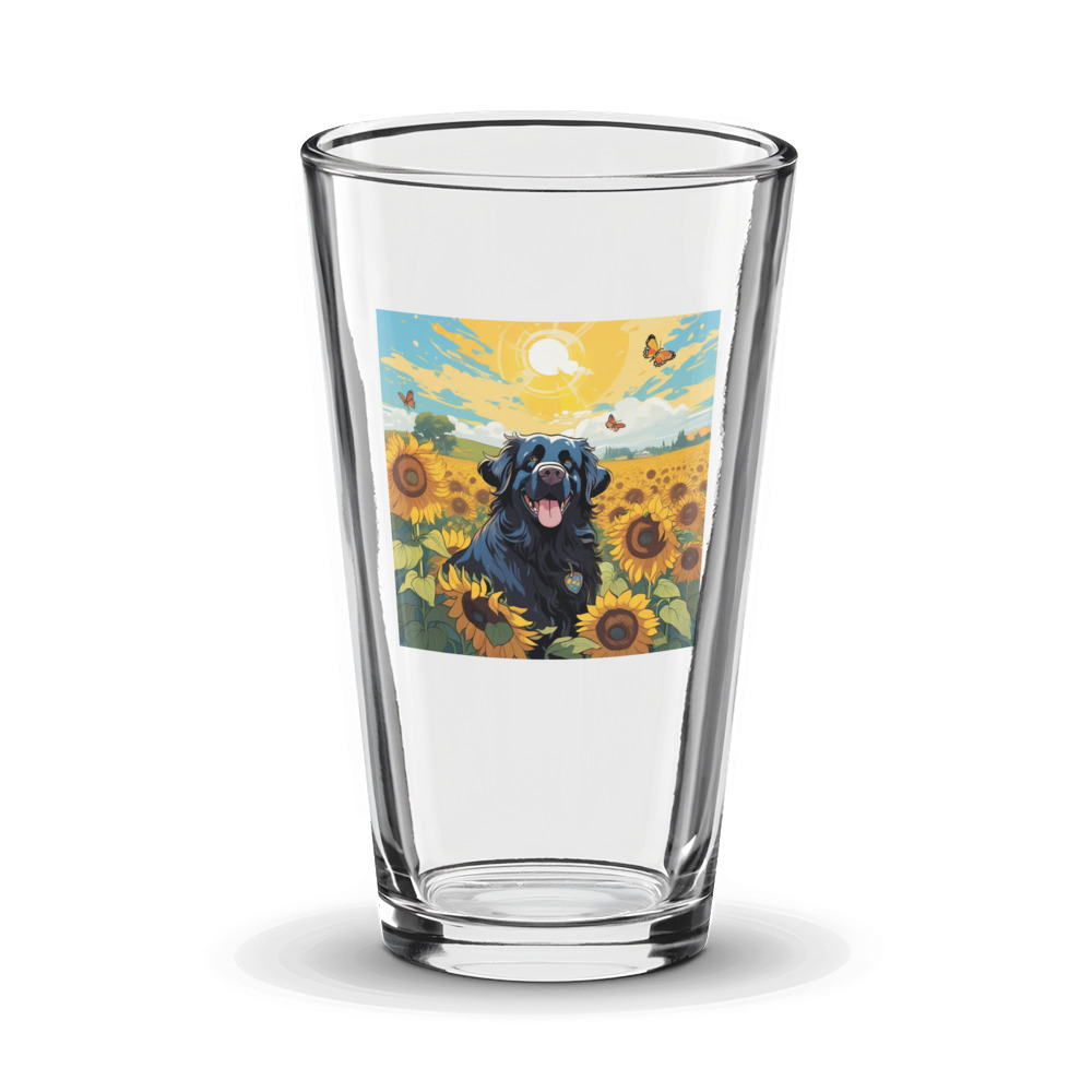 PugMug Custom Newfoundland Glass Tumbler