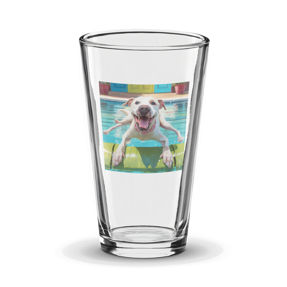 PugMug Custom Melody Glass Tumbler