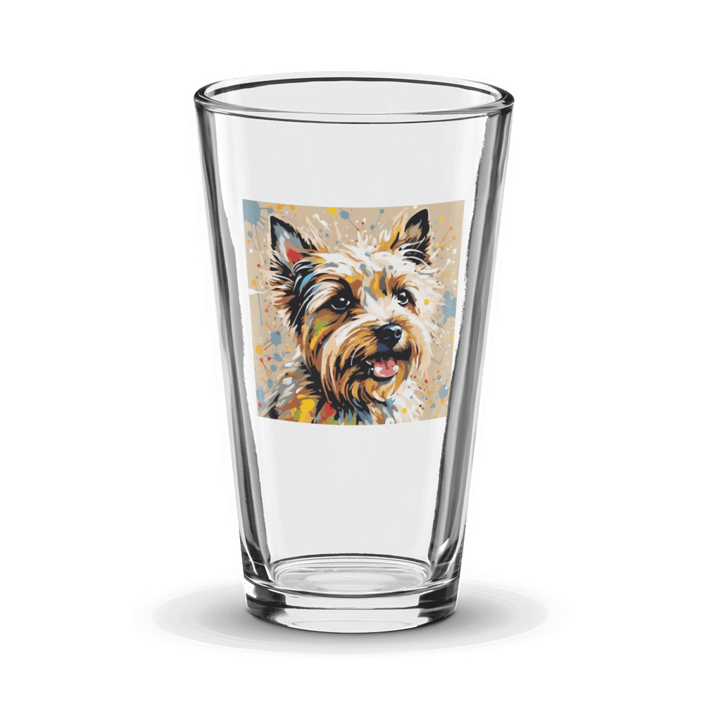 PugMug Custom Cairn Terrier Glass Tumbler