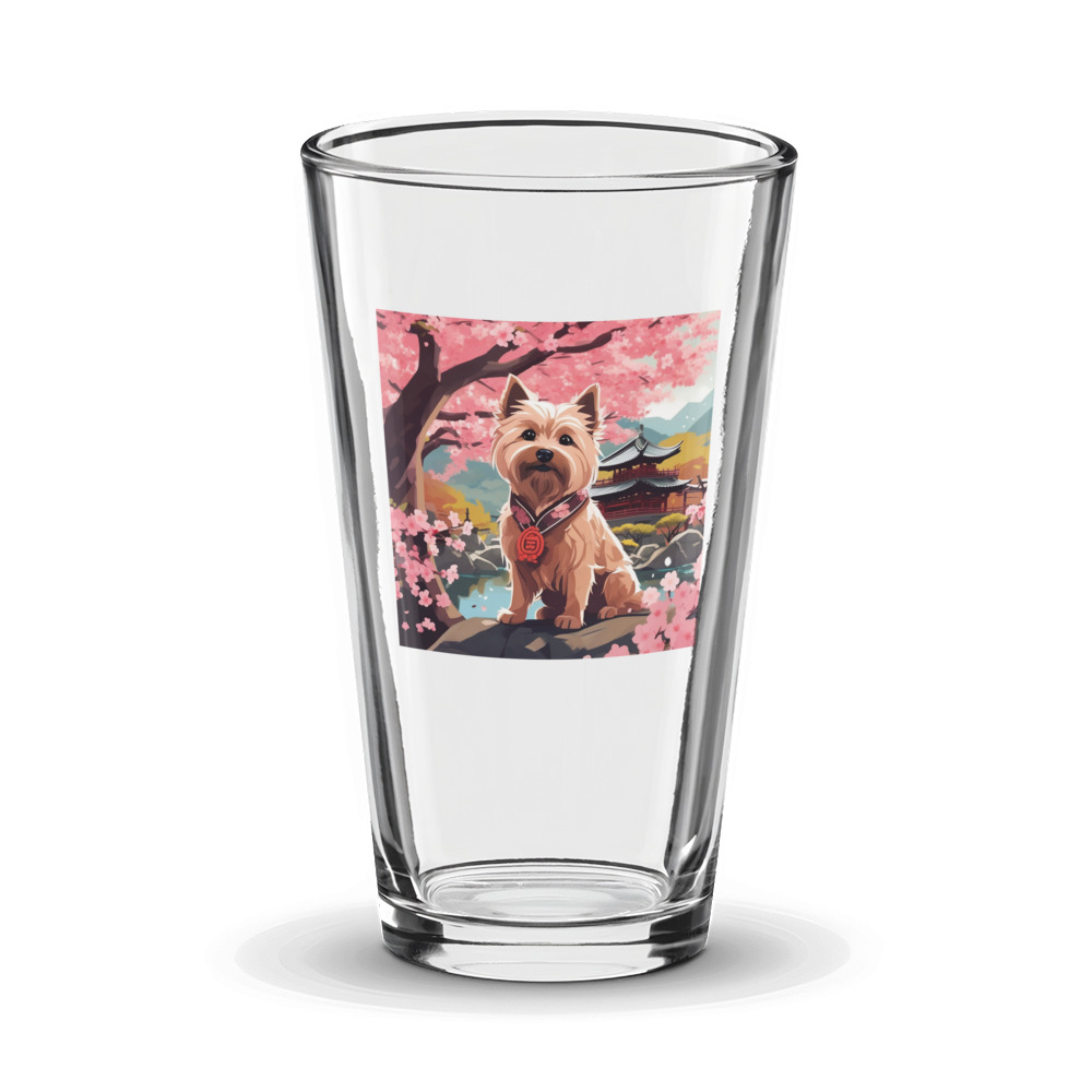 PugMug Custom Cairn Terrier Glass Tumbler