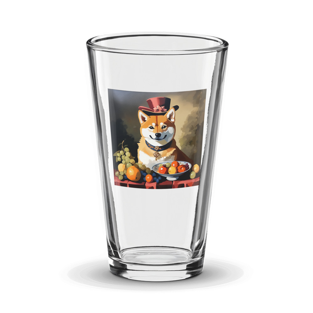 PugMug Custom Shiba Inu Glass Tumbler