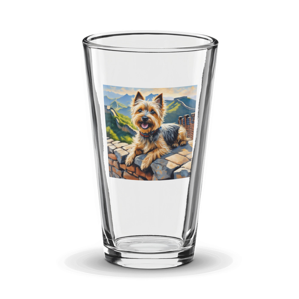 PugMug Custom Cairn Terrier Glass Tumbler