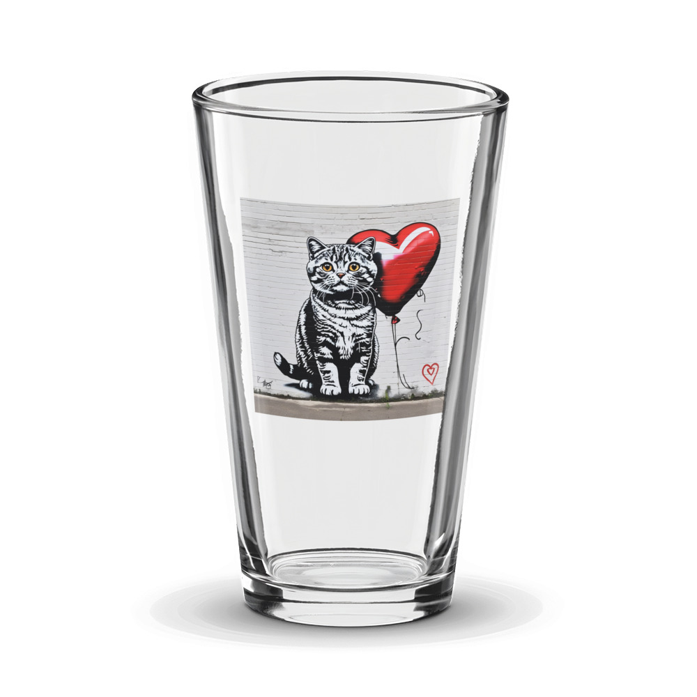 PugMug Custom Tabby Scottish Fold Cat Glass Tumbler