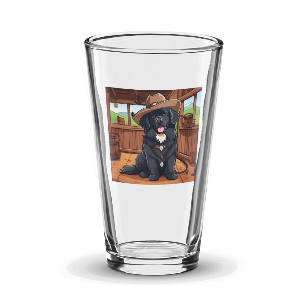 PugMug Custom Newfoundland Glass Tumbler