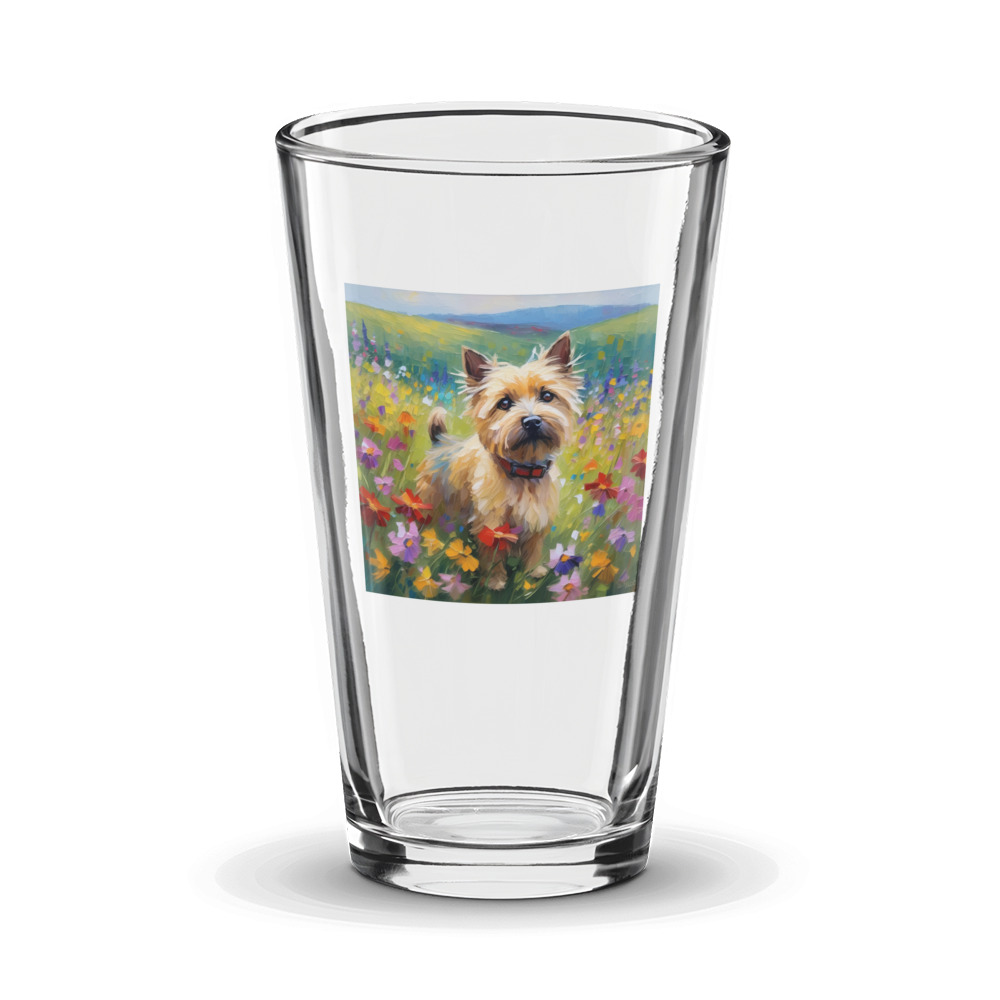 PugMug Custom Cairn Terrier Glass Tumbler