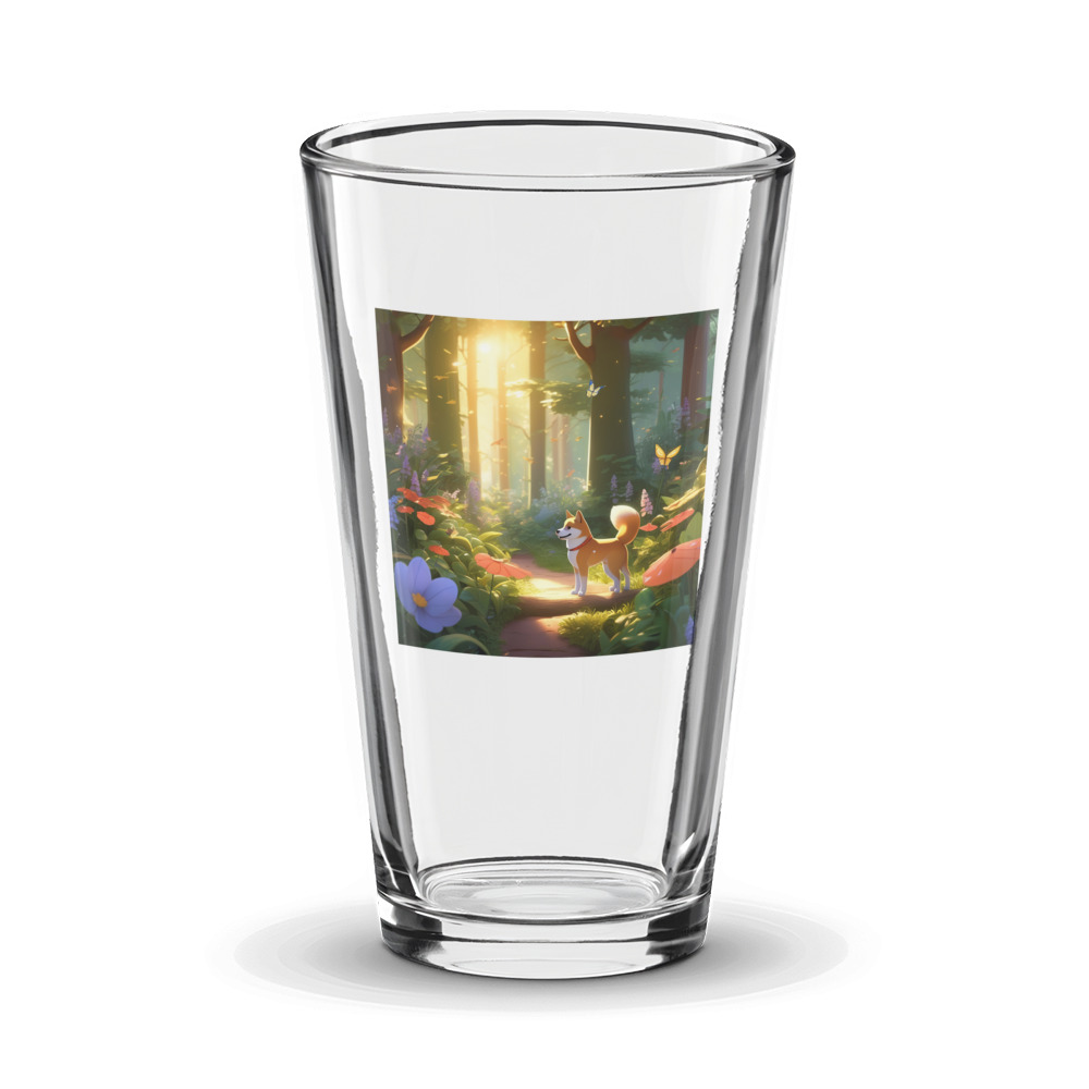 PugMug Custom Shiba Inu Glass Tumbler