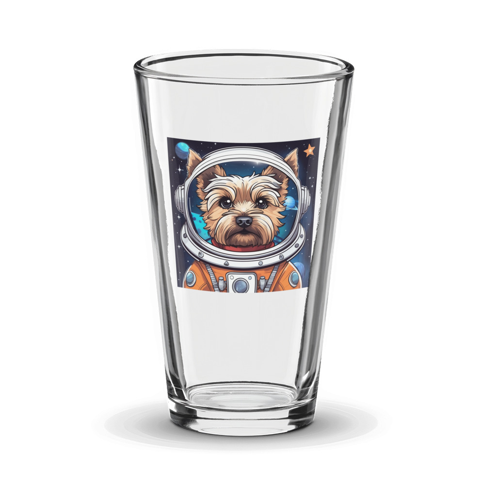 PugMug Custom Cairn Terrier Glass Tumbler