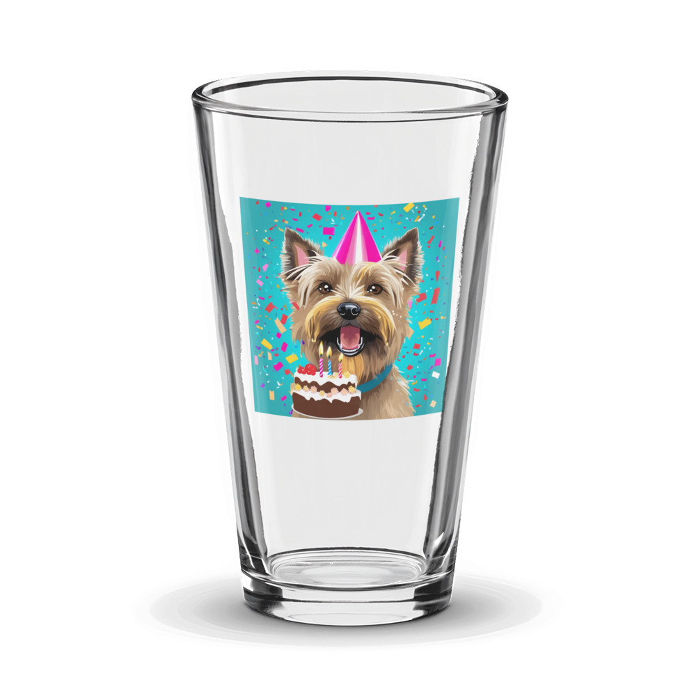 PugMug Custom Cairn Terrier Glass Tumbler