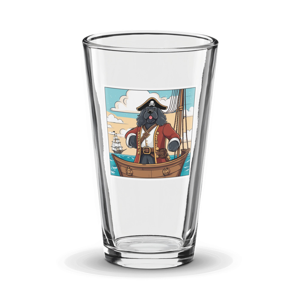 PugMug Custom Newfoundland Glass Tumbler