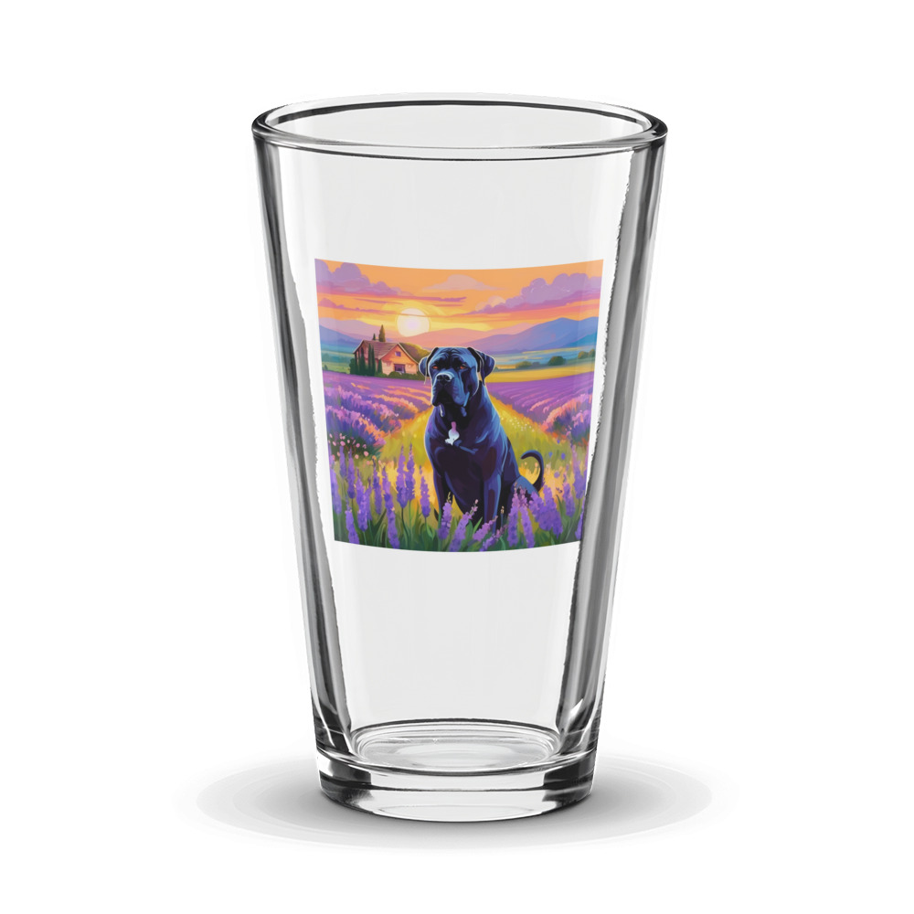 PugMug Custom Cane Corso Glass Tumbler