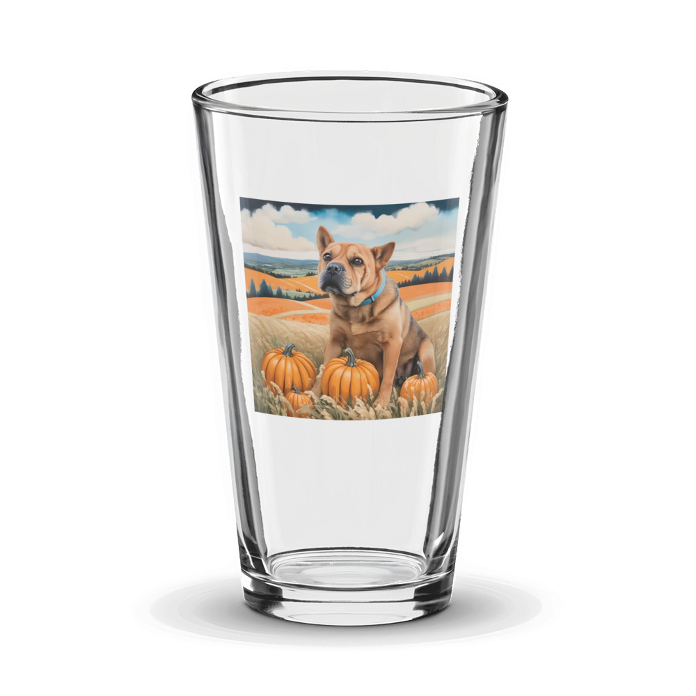 PugMug Custom Halina Glass Tumbler
