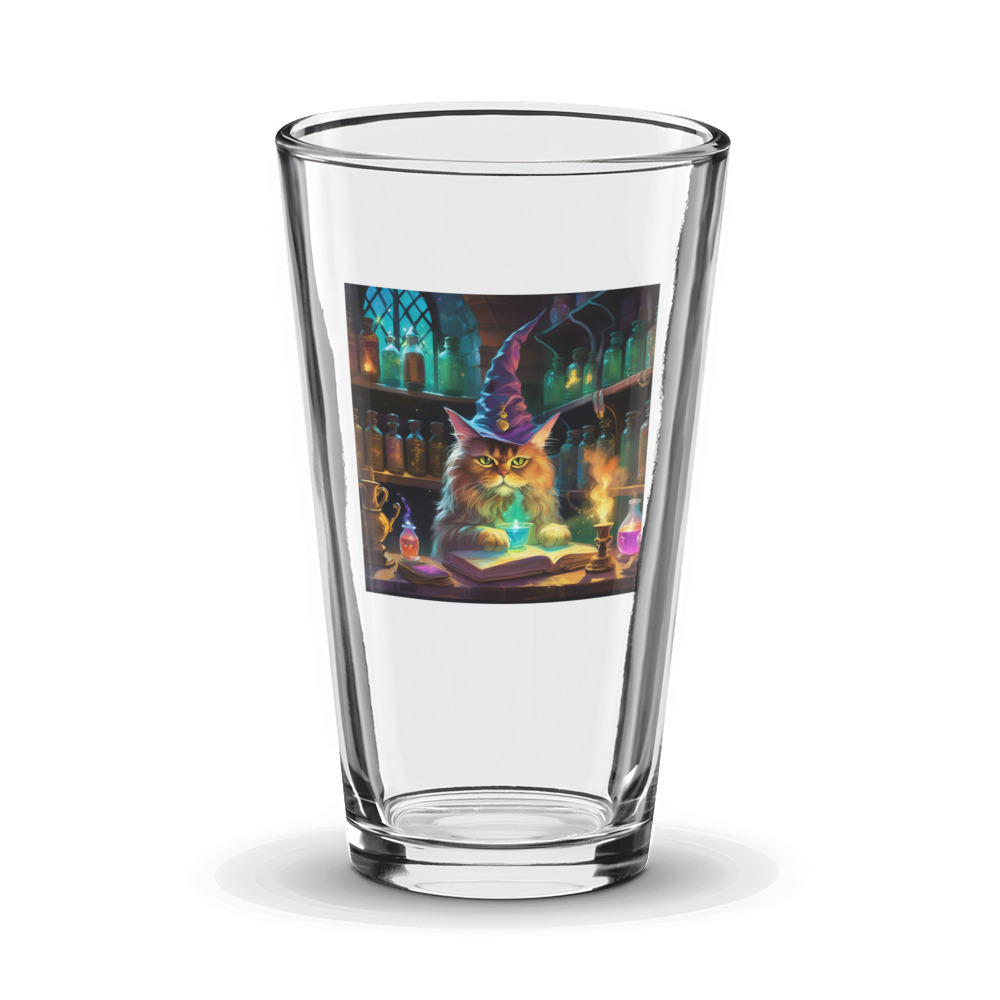 PugMug Custom Tabby Persian Cat Glass Tumbler