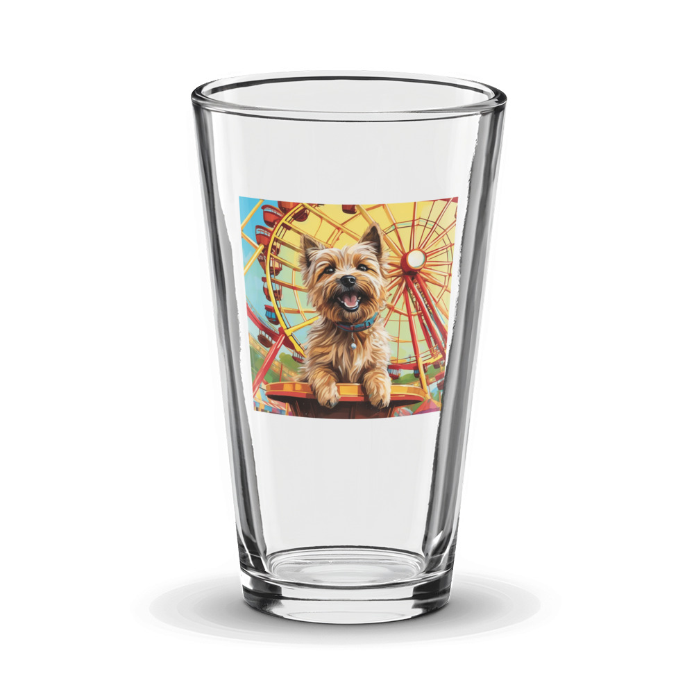 PugMug Custom Cairn Terrier Glass Tumbler