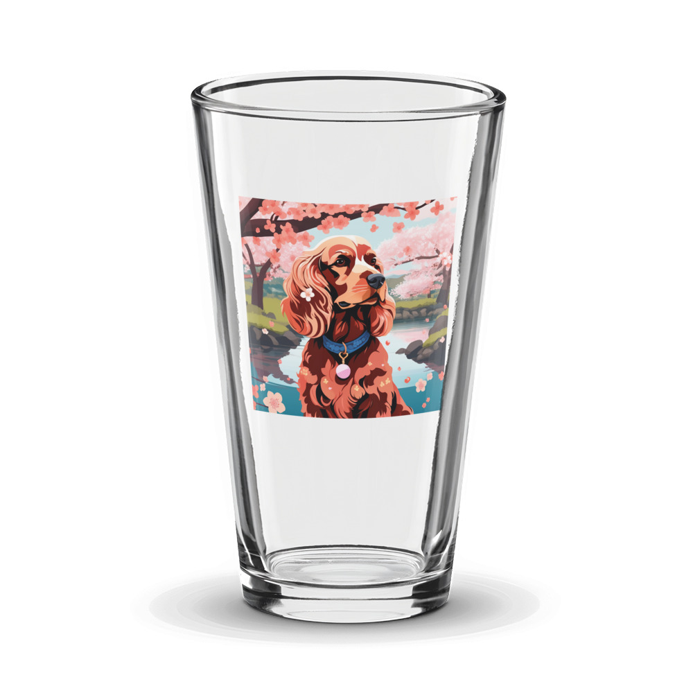 PugMug Custom English Cocker Spaniel Glass Tumbler