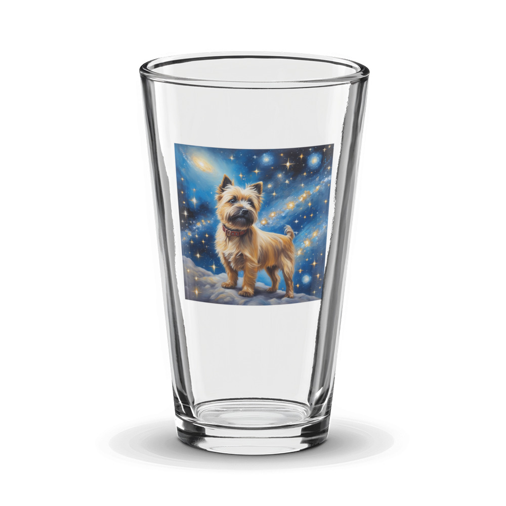PugMug Custom Cairn Terrier Glass Tumbler