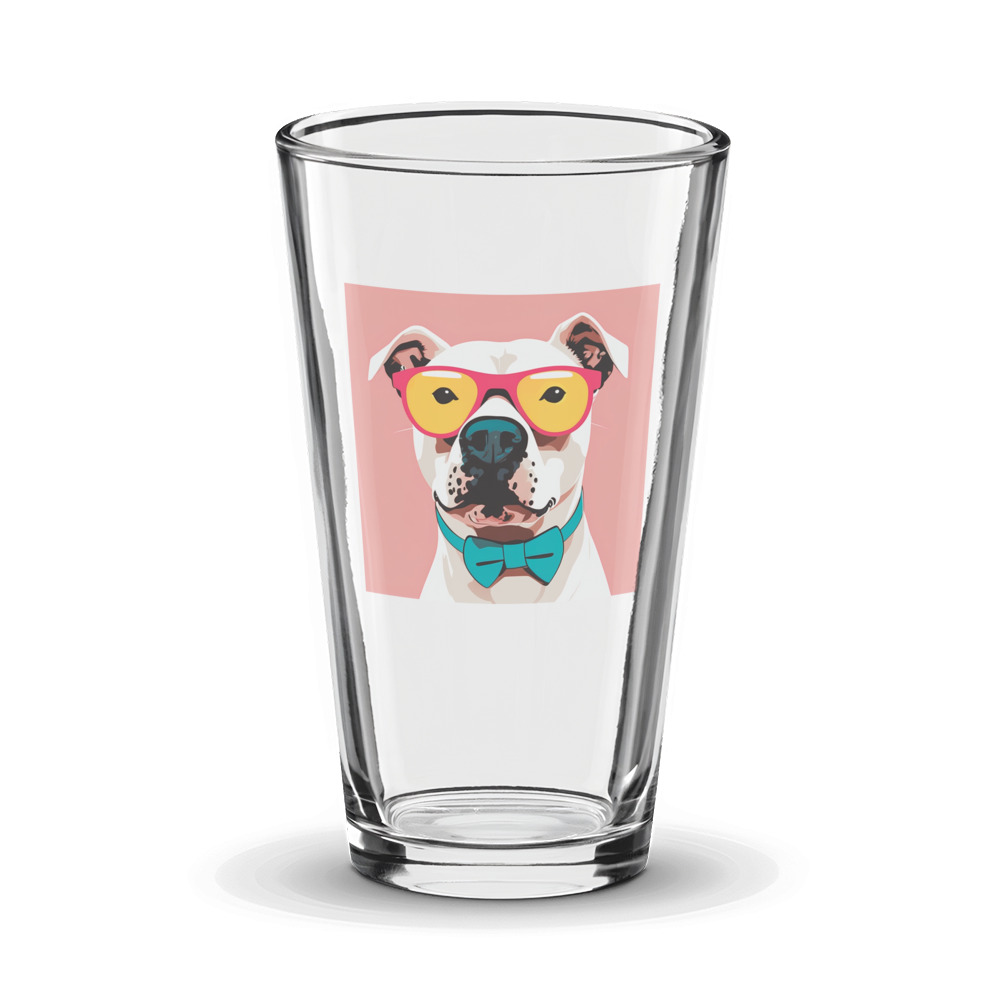 PugMug Custom Melody Glass Tumbler
