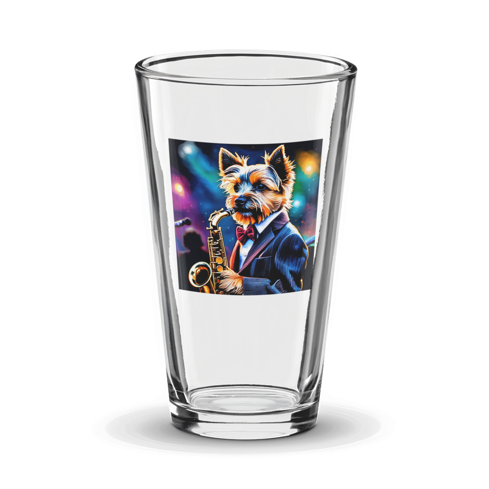 PugMug Custom Cairn Terrier Glass Tumbler