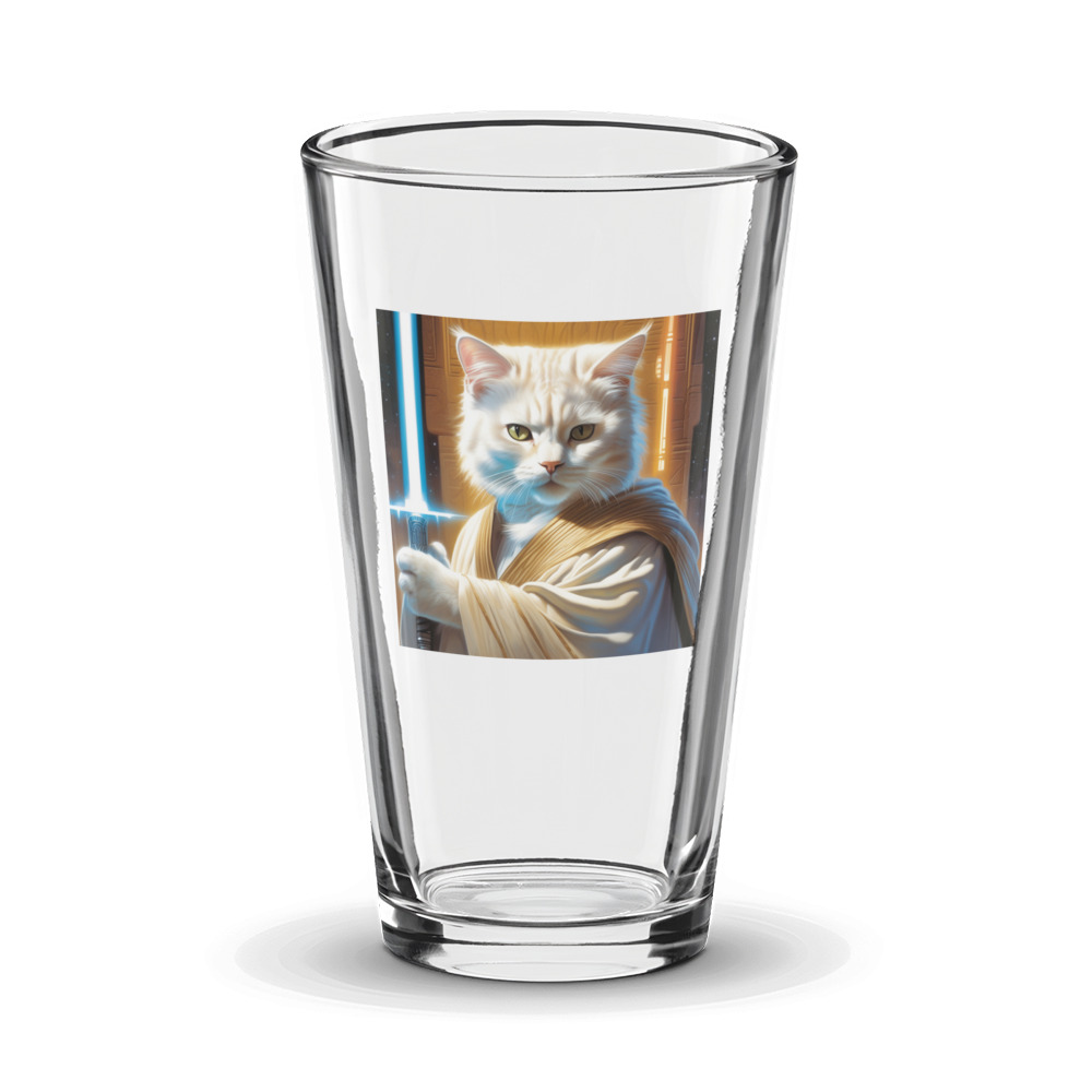 PugMug Custom White Exotic Cat Glass Tumbler