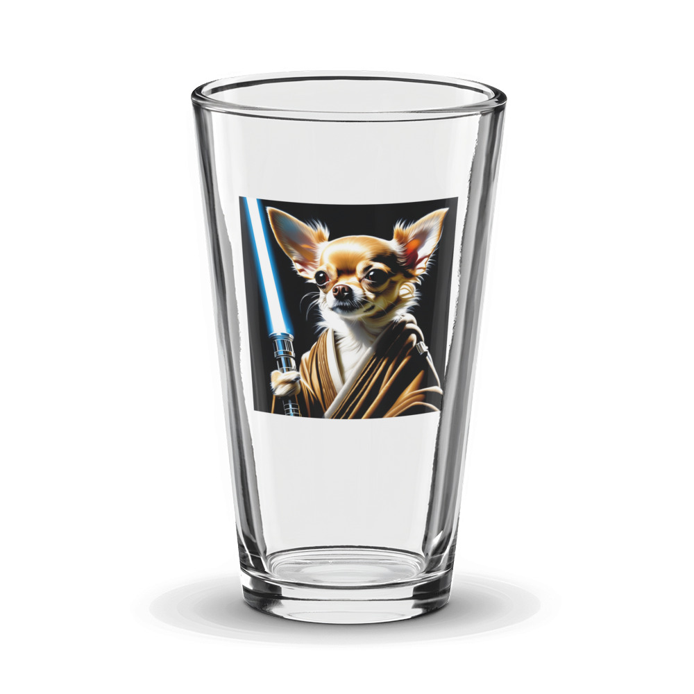 PugMug Custom Chihuahua Glass Tumbler