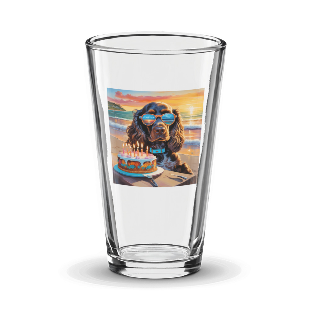 PugMug Custom English Cocker Spaniel Glass Tumbler