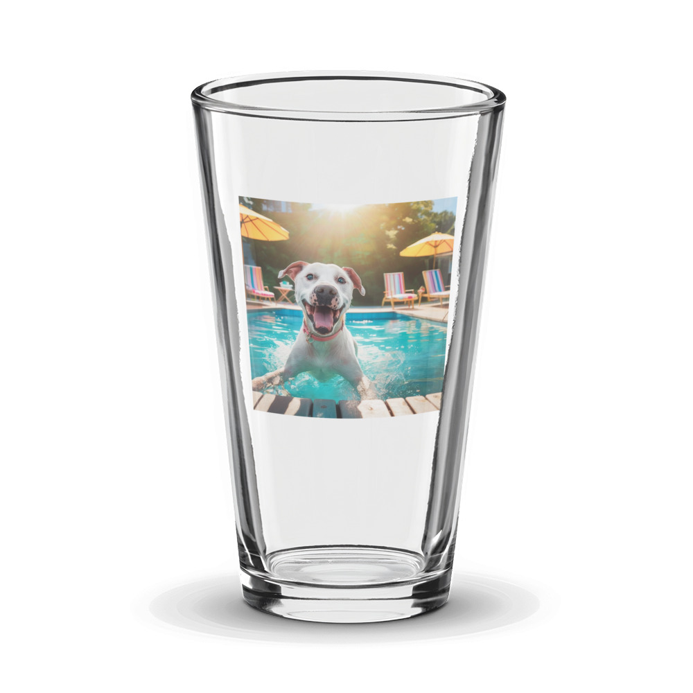 PugMug Custom Melody Glass Tumbler