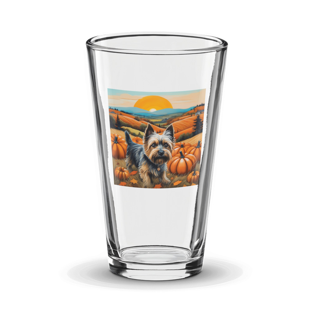 PugMug Custom Cairn Terrier Glass Tumbler
