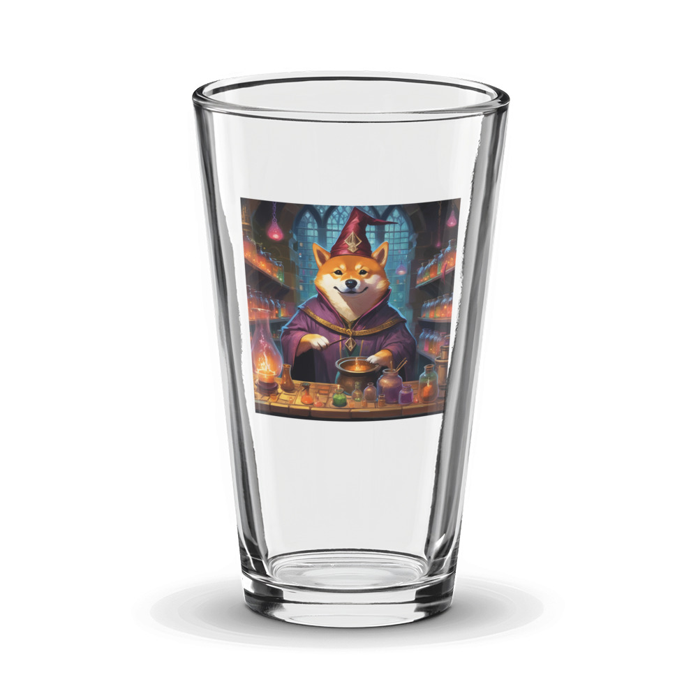 PugMug Custom Shiba Inu Glass Tumbler