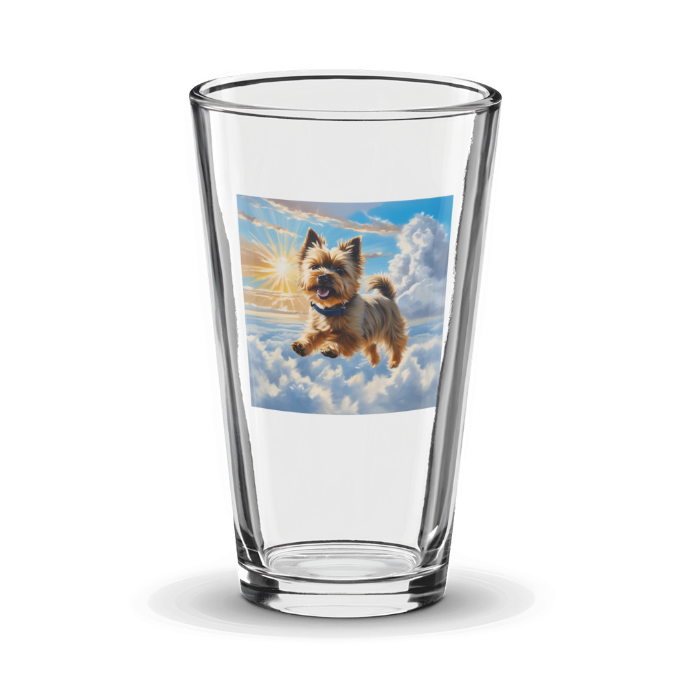PugMug Custom Cairn Terrier Glass Tumbler