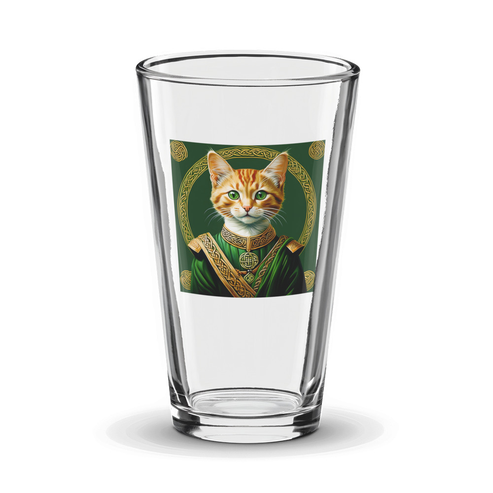 PugMug Custom Tabby Exotic Cat Glass Tumbler