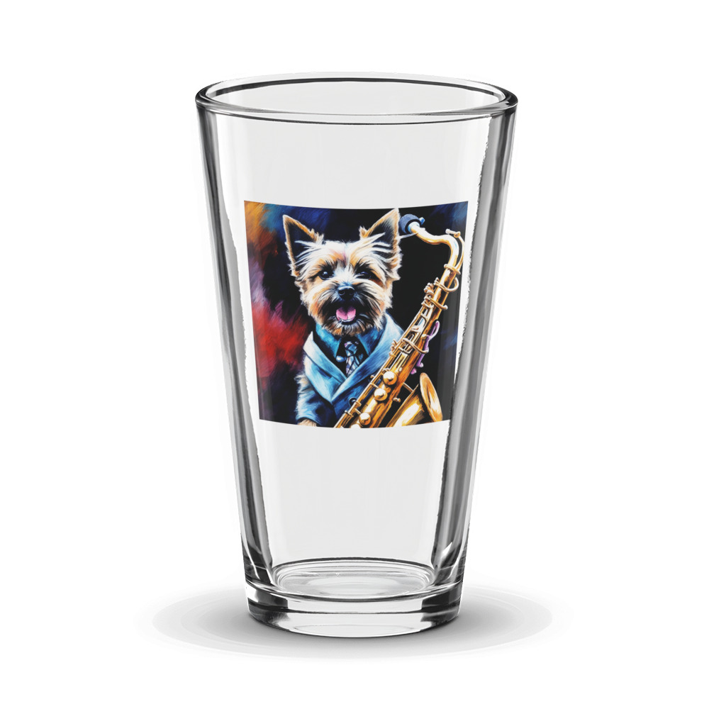 PugMug Custom Cairn Terrier Glass Tumbler