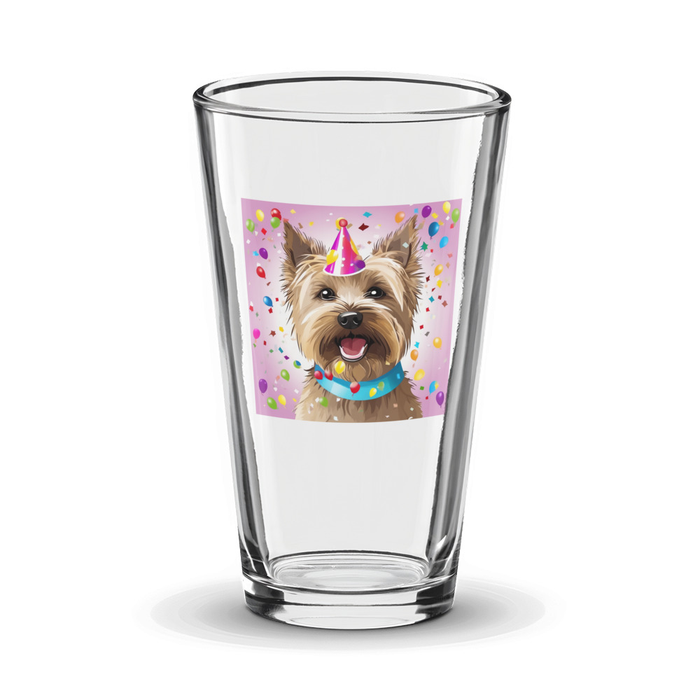 PugMug Custom Cairn Terrier Glass Tumbler