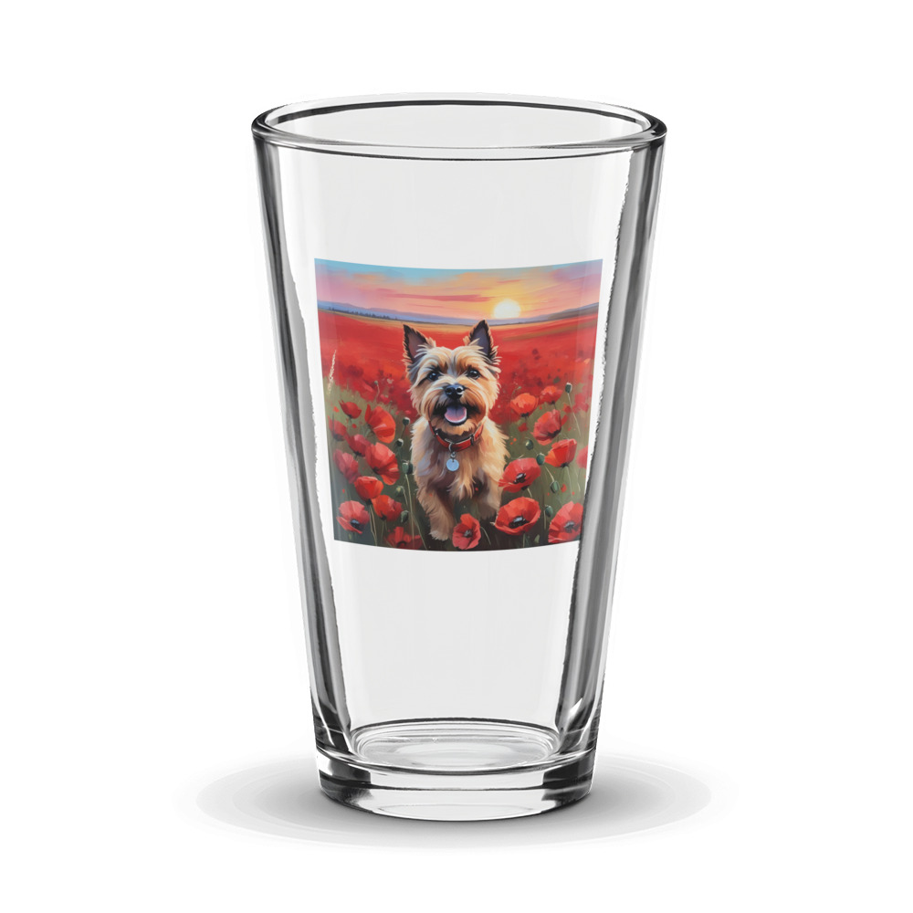 PugMug Custom Cairn Terrier Glass Tumbler