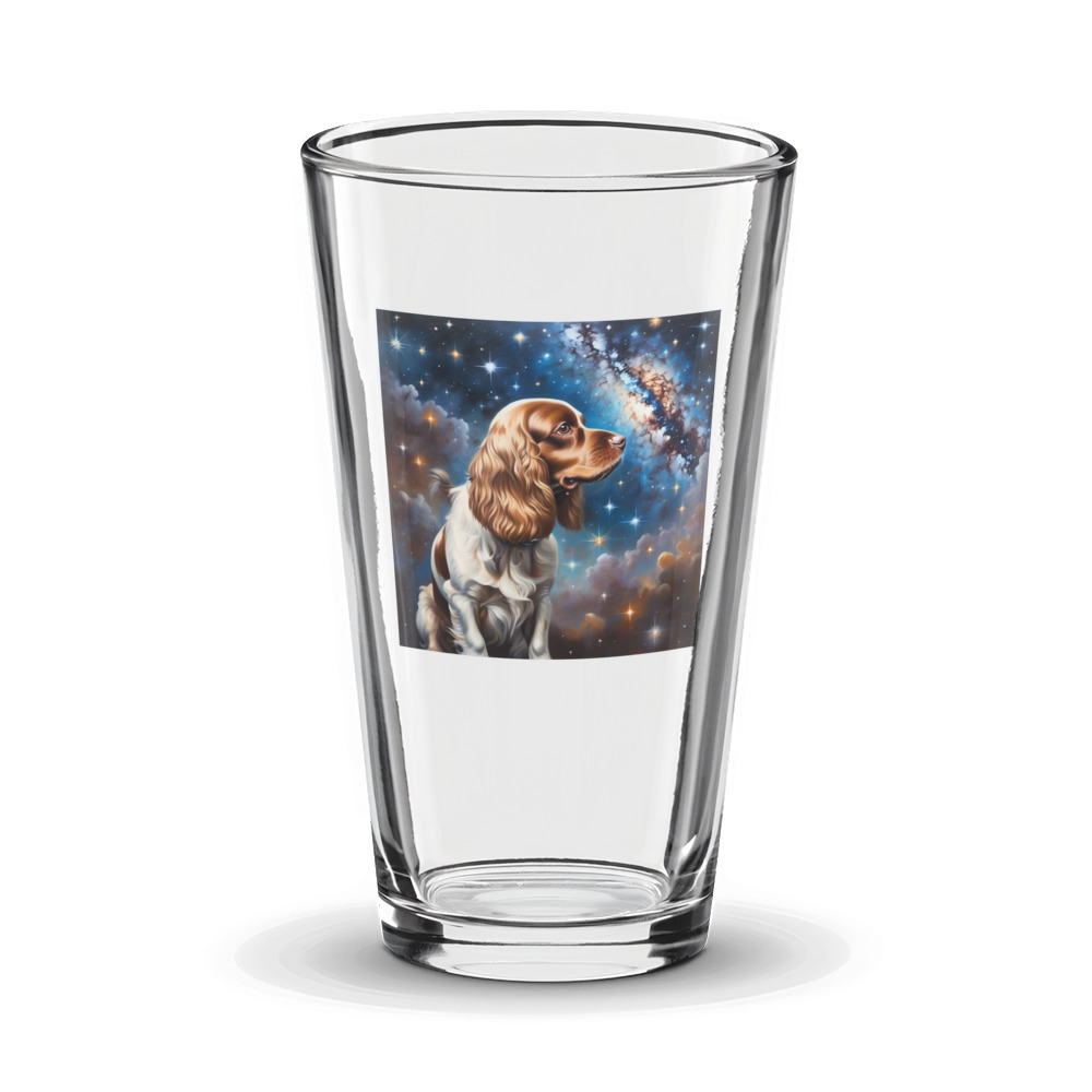 PugMug Custom Cocker Spaniel Glass Tumbler
