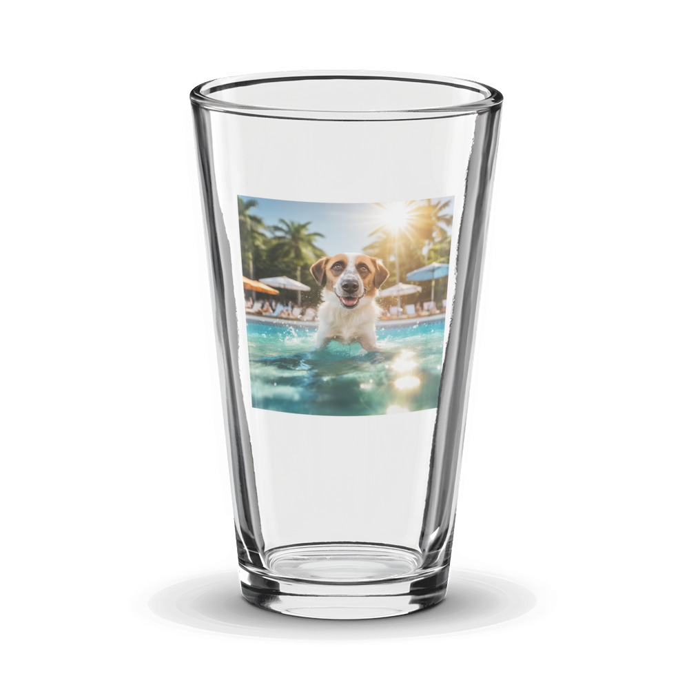 PugMug Custom Hazim Glass Tumbler