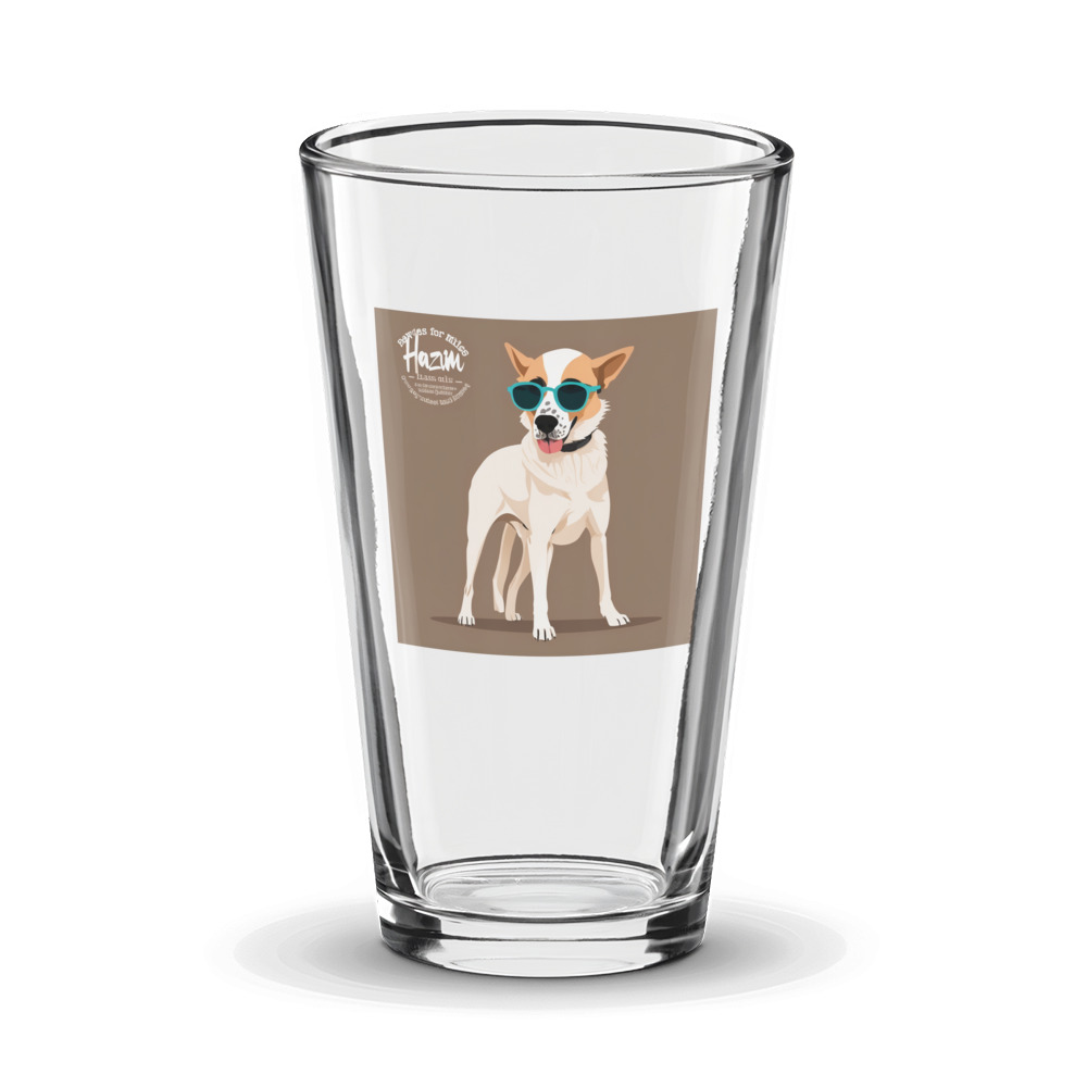 PugMug Custom Hazim Glass Tumbler